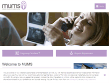 Tablet Screenshot of mums.me.uk