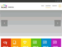 Tablet Screenshot of mums.cl